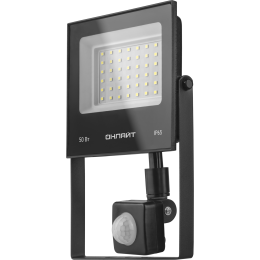 Прожектор светодиодный ДО-50w с ИК датчиком 6500К 4000Лм IP65