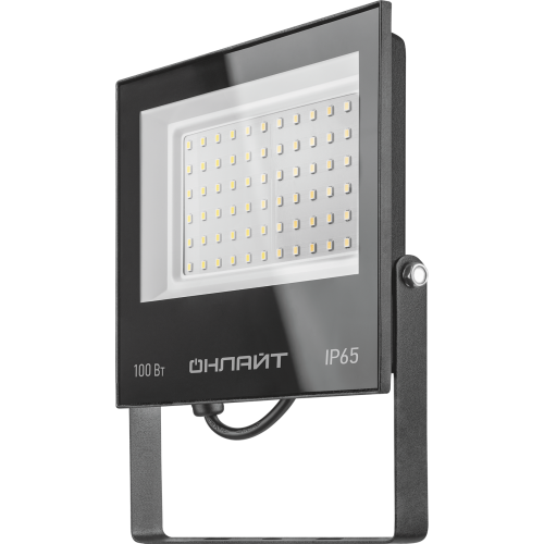 Прожектор светодиодный ДО-100w OFL-03-100-6.5K-BL-IP65-LED