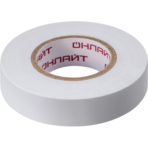 Изолента ОНЛАЙТ 71 676 OIT-B15-20/WH белая