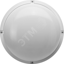 Светильник светодиодный ДБП-18w 4000К 1620 Лм IP65 круглый пластиковый белый