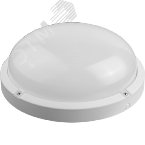 Светильник светодиодный ДБП-18w 4000К 1620 Лм IP65 круглый пластиковый белый