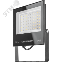 Прожектор светодиодный ДО-100w OFL-03-100-6.5K-BL-IP65-LED