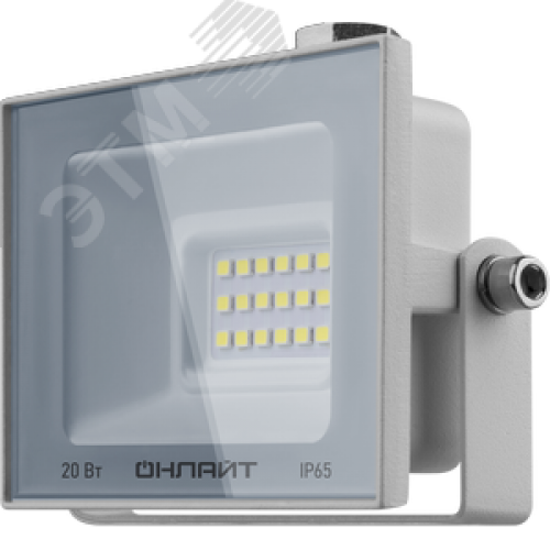 Прожектор светодиодный ДО-20w OFL-20-4K-WH-IP65-LED