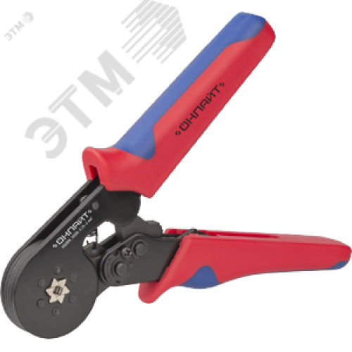 Пресс-клещи саморегулируюшиеся для втулочных наконечников 6 мм2 ОНЛАЙТ OHT-Pkv01-D-6