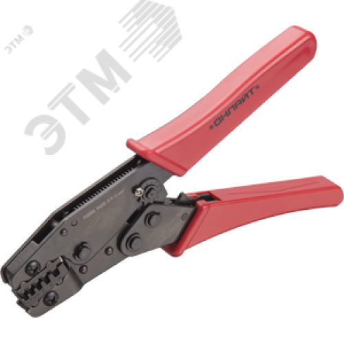 Пресс-клещи для втулочных наконечников 6 мм2 ОНЛАЙТ OHT-Pkv02-M-6