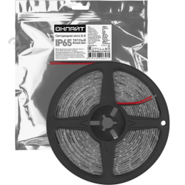 Лента светодиодная 4.8Вт/м 24В 3000К IP65 60 LED/м OLS-2835 5м