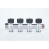 Коллектор распределительный G3/4 4 отвода G3/4 с  плавной регулировкой
