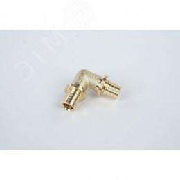 Угольник 16 90 град. аксиальный, латунь DZR