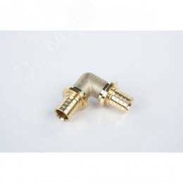 Угольник 25 90 град. аксиальный, латунь DZR