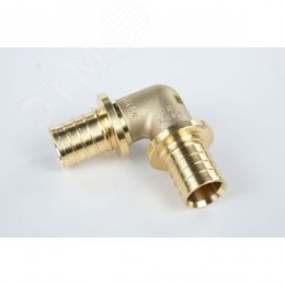 Угольник 32 90 град. аксиальный, латунь DZR