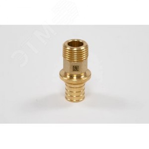 Переходник 20х3/4'ВР с внутренней резьбой, аксиальный, латунь DZR