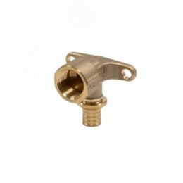 Угольник 20х3/4'ВР переходной с внутренней резьбой, водорозетка, аксиальный, латунь