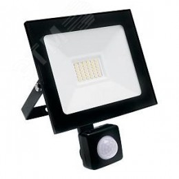 Прожектор светодиодный ДО-30w с ИК-датчиком 6400K 2700 Лм IP65/IP44