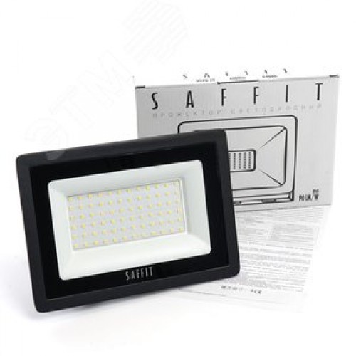 Прожектор светодиодный ДО-70w 6400К 6300 Лм IP65 черный