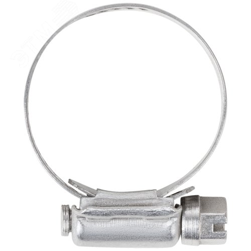 Хомут обжимной просечной 18-32мм нержавеющая сталь ширина 12.7мм