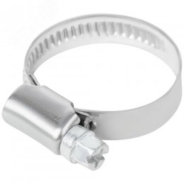 Хомут обжимной накатной 16-32мм нержавеющая сталь 9мм