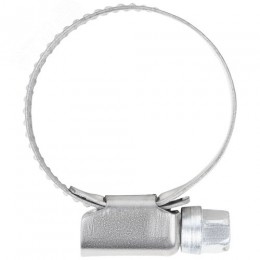 Хомут обжимной накатной 16-32мм нержавеющая сталь 9мм