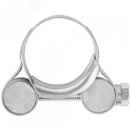 Хомут обжимной силовой шарнирный 23-25мм нержавеющая сталь