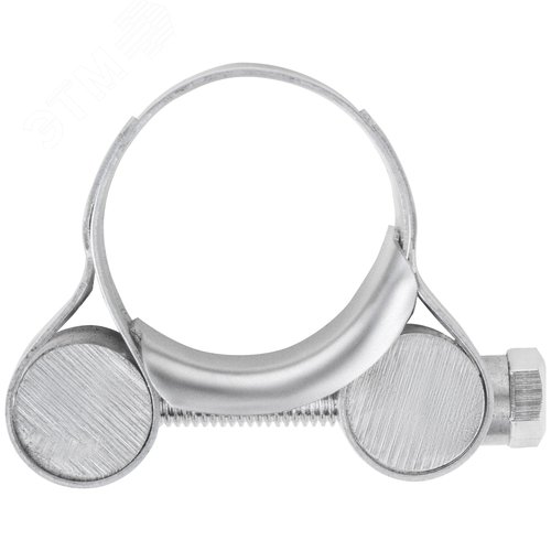 Хомут обжимной силовой шарнирный 23-25мм нержавеющая сталь