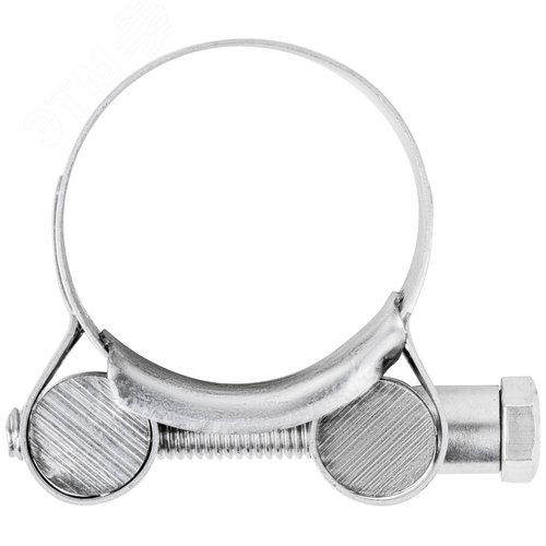 Хомут обжимной силовой шарнирный 32-35мм нержавеющая сталь