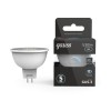 Лампа светодиодная LED 5 Вт 530 лм 4100К софит MR16 нейтральный GU5.3 AC 220В диммируемая Black