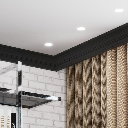 Лампа светодиодная LED 5 Вт 530 лм 6500К софит MR16 холодный GU5.3 AC 220В Black