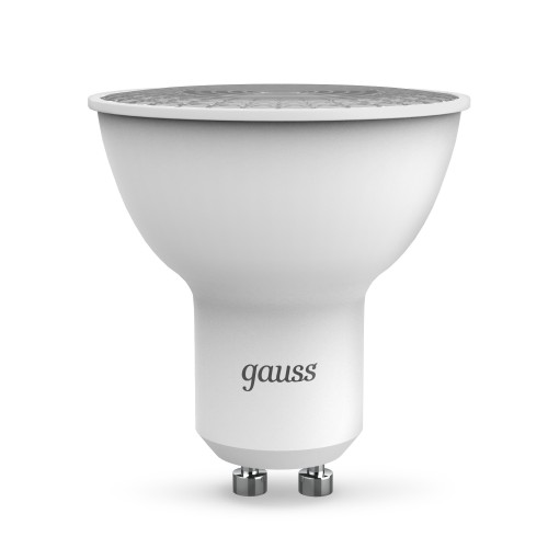 Лампа светодиодная LED 9 Вт 830 лм 6500К софит MR16 холодный GU10 AC 220В Black
