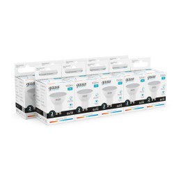 Лампа светодиодная LED 7 Вт 550 лм 4100К софит MR16 нейтральный GU10 AC 220В Elementary