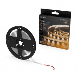 Лента светодиодная 6 Вт/м DC 24В 3000К IP20 60LED SMD2835 800 лм/м Black Gauss