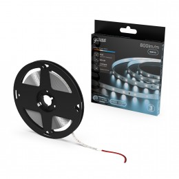 Лента светодиодная 6 Вт/м DC 24В 4000К IP20 60LED SMD2835 800 лм/м Black Gauss