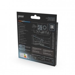 Лента светодиодная 6 Вт/м DC 24В 4000К IP20 60LED SMD2835 800 лм/м Black Gauss