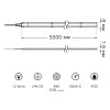 Лента светодиодная 12 Вт/м DC 24В 6500К IP20 COB 1200 лм/м Gauss