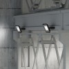 Прожектор светодиодный ДО 200 Вт 24000 Лм 6500К AC 220В IP65 290х32х400мм матированное закаленное стекло Qplus