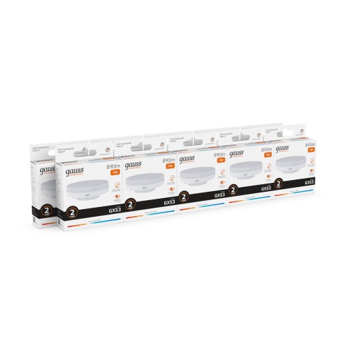 Лампа светодиодная LED 13 Вт 890 лм 3000К таблетка теплый GX53 AC 220В Elementary