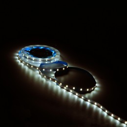Лента светодиодная 4.8 Вт/м DC 12В 3000К IP20 60LED SMD2835 (блистер 5м) 312 лм/м Basic