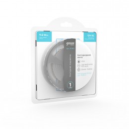 Лента светодиодная 9.6 Вт/м DC 12В 4000К IP20 120LED SMD2835 (блистер 3м) 624 лм/м Basic