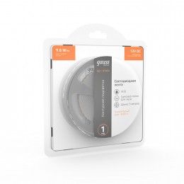 Лента светодиодная 9.6 Вт/м DC 12В 3000К IP20 120LED SMD2835 (блистер 5м) 624 лм/м Basic