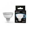 Лампа светодиодная LED 7 Вт 630 лм 4100К софит MR16 нейтральный GU5.3 AC 220В Black