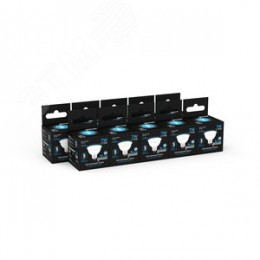 Лампа светодиодная LED 7 Вт 630 лм 6500К софит MR16 холодный GU5.3 AC 220В Black