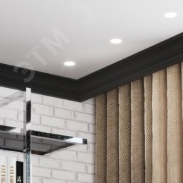 Лампа светодиодная LED 7 Вт 630 лм 6500К софит MR16 холодный GU5.3 AC 220В Black