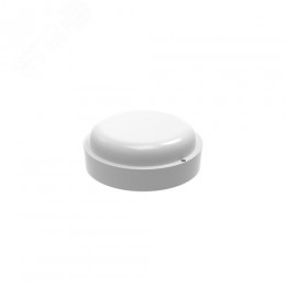 Светильник светодиодный ДБП 12 Вт 1200 лм 4000К AC 220В Белый IP65 круг D140х48мм Пластик ЖКХ с дежурным режимом и микроволновым датчиком Elementary