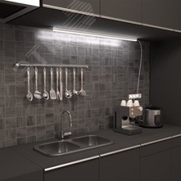 Светильник линейный светодиодный ДБО 15 Вт 1340 лм 6500К AC 220В IP20 1175х22х36мм крепления провода и коннекторы входят в комплект TL Black