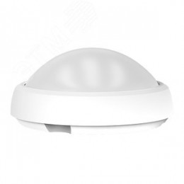 Светильник светодиодный ДБП 8 Вт 670 Лм 4000К AC 220В белый IP54 круг D175х76 мм пластик ЖКХ Qplus