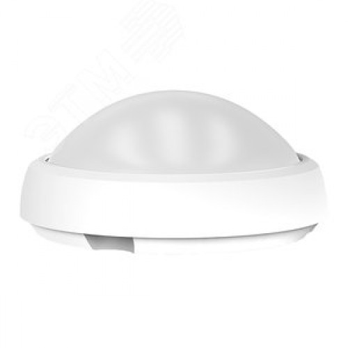 Светильник светодиодный ДБП 8 Вт 670 Лм 4000К AC 220В белый IP54 круг D175х76 мм пластик ЖКХ Qplus