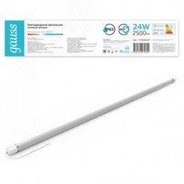 Светильник промышленный линейный ДСП 24 Вт 2500 лм 4000К AC 220В IP65 1203х29х29мм матовый COMPACT