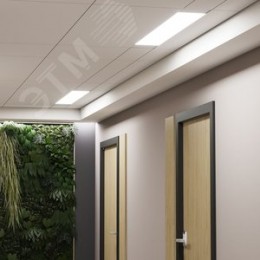 Светильник светодиодный ДПО 50 Вт 4550 лм 6500К AC 220В IP20 1492х75х25мм матовый опал WLF-1