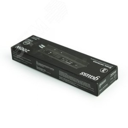 Блок питания для светодиодной ленты 200 Вт AC 100-264В Uвых 24В IP66 249х72х33мм Black