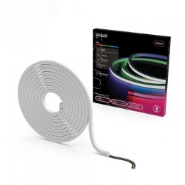 Лента светодиодная 12 Вт/м DC 24В RGB IP68 NEON термостойкая для бань и саун Gauss