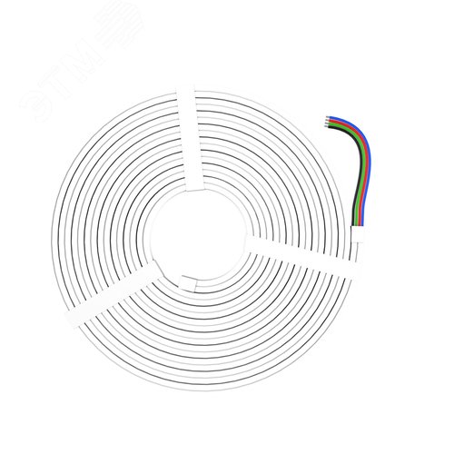 Лента светодиодная 12 Вт/м DC 24В RGB IP68 NEON термостойкая для бань и саун Gauss