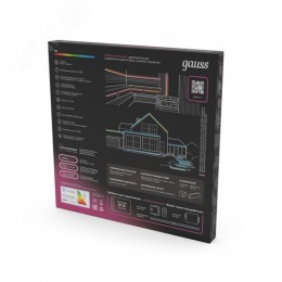 Лента светодиодная 12 Вт/м DC 24В RGB IP68 NEON термостойкая для бань и саун Gauss